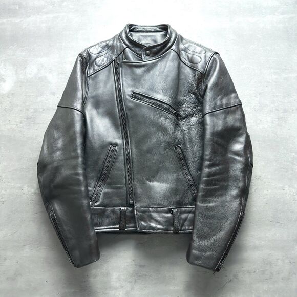 Vintage Vanson Leather Double Riders Jacket Semi Double Moto USA 40 Heavy
